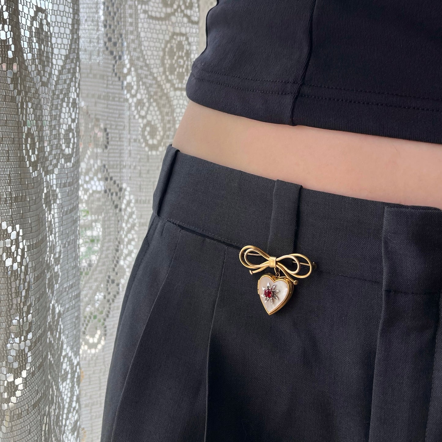broche relicário