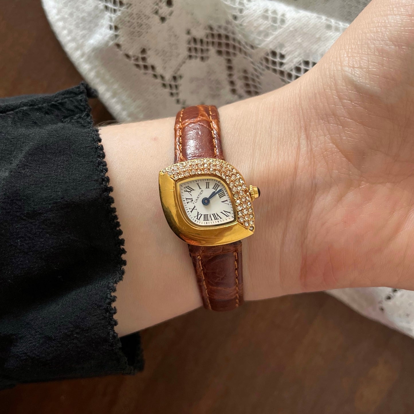 relógio inspo cartier navette