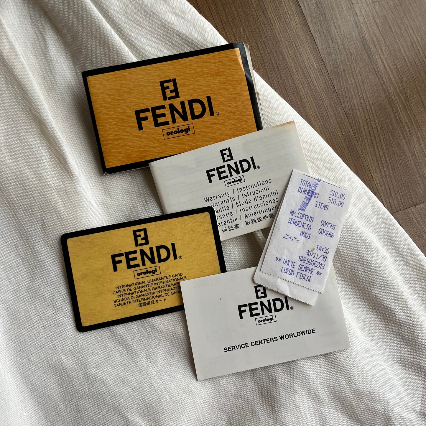 relógio Fendi vintage