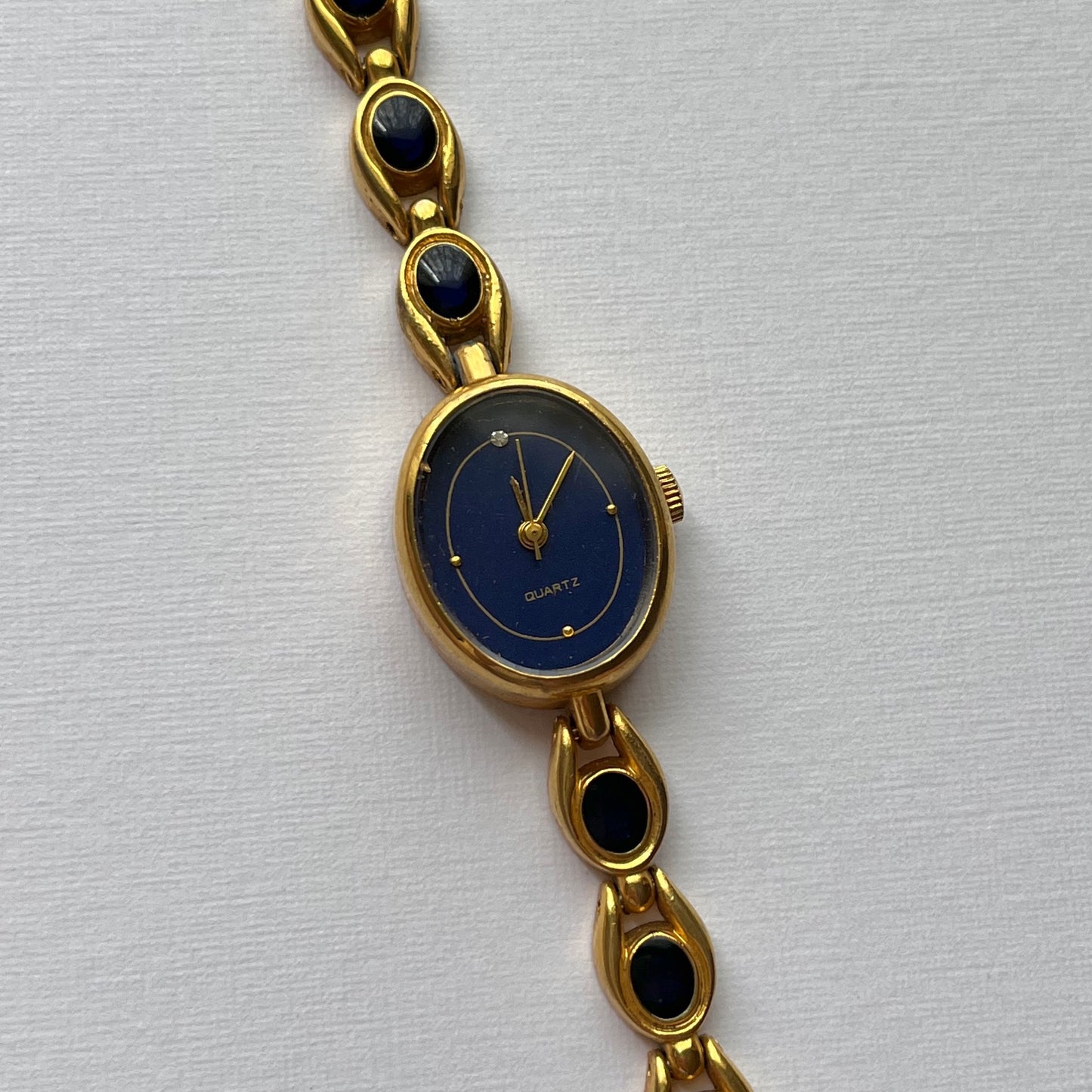 relógio quartz azul