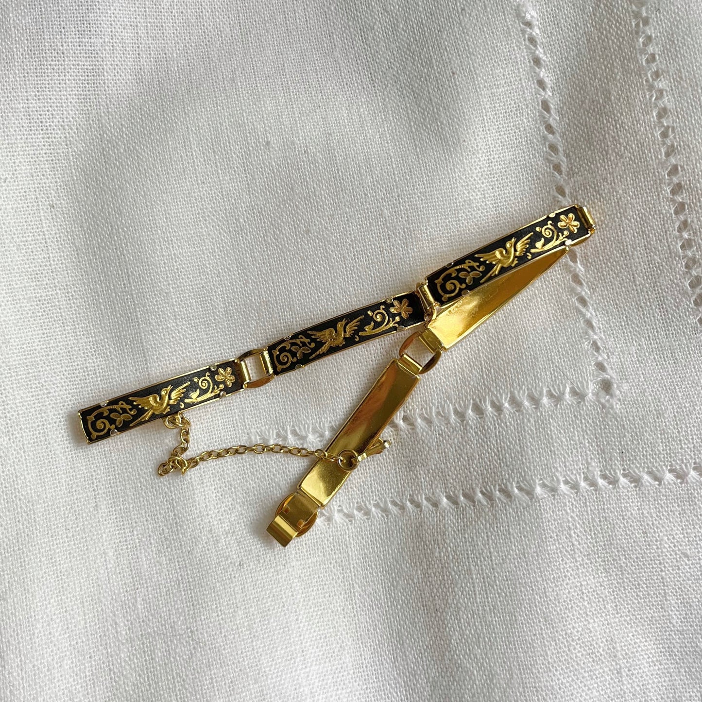 pulseira damasquinada