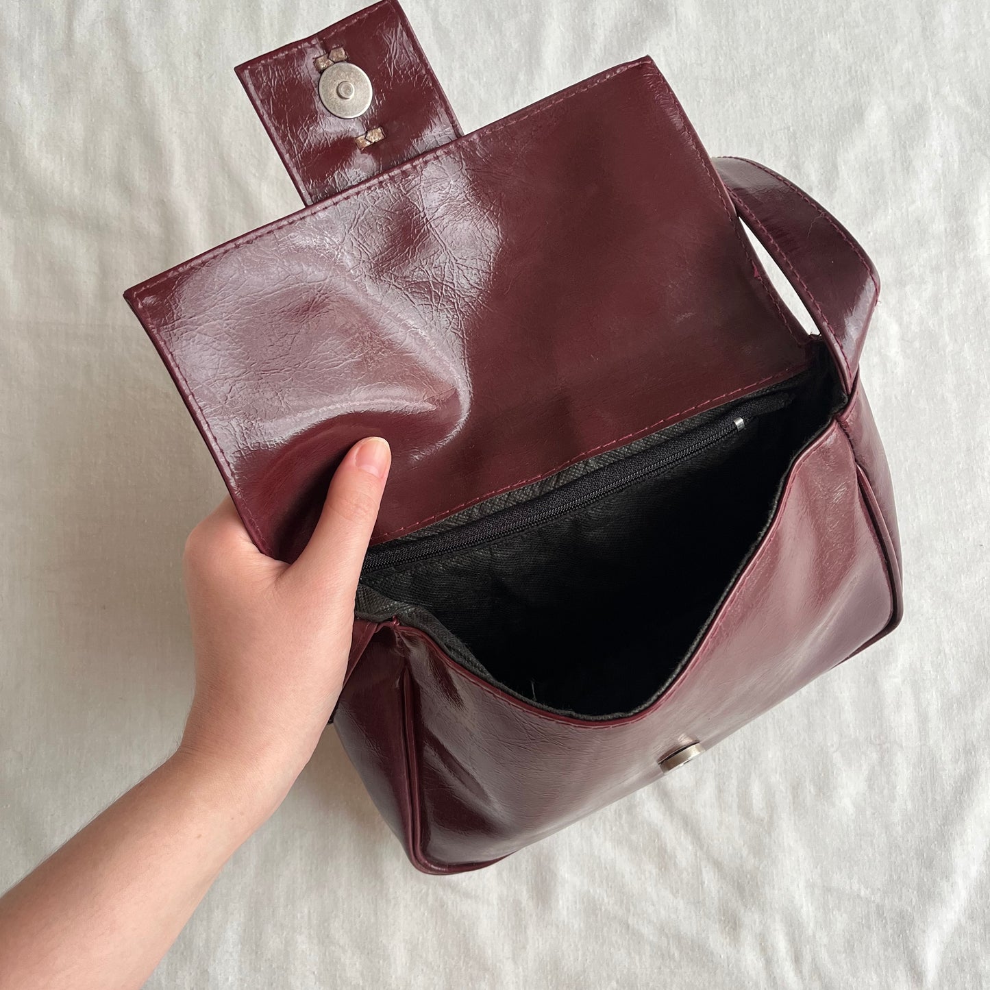 bolsa bordô