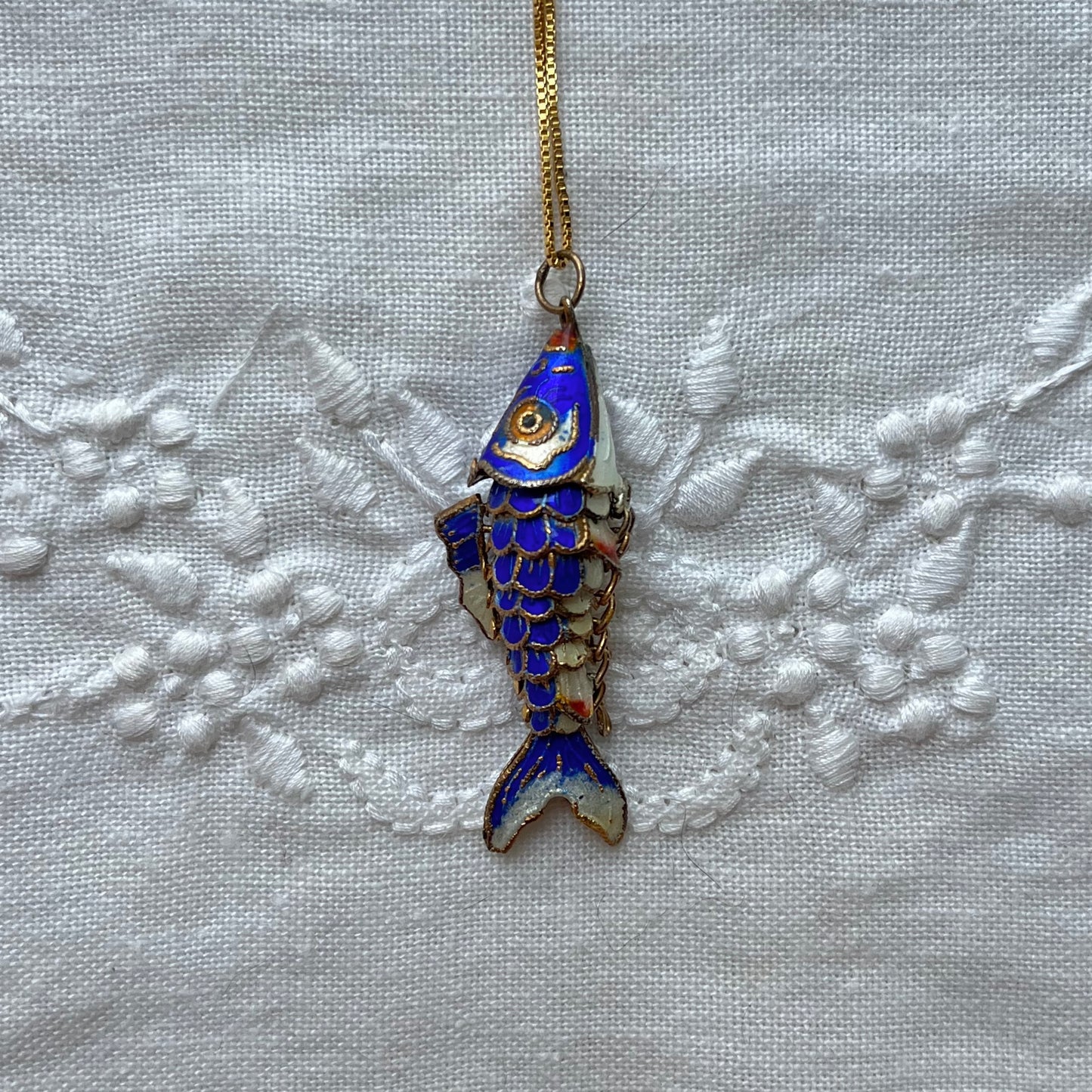 pingente peixe azul cobalto II