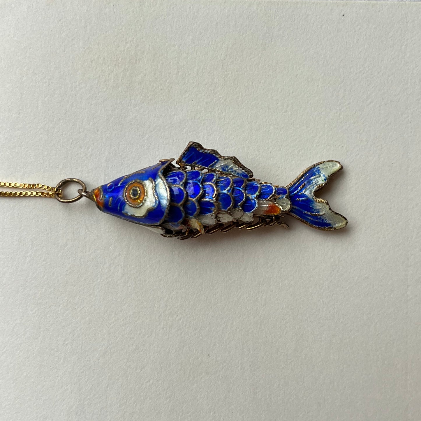 pingente peixe azul cobalto II