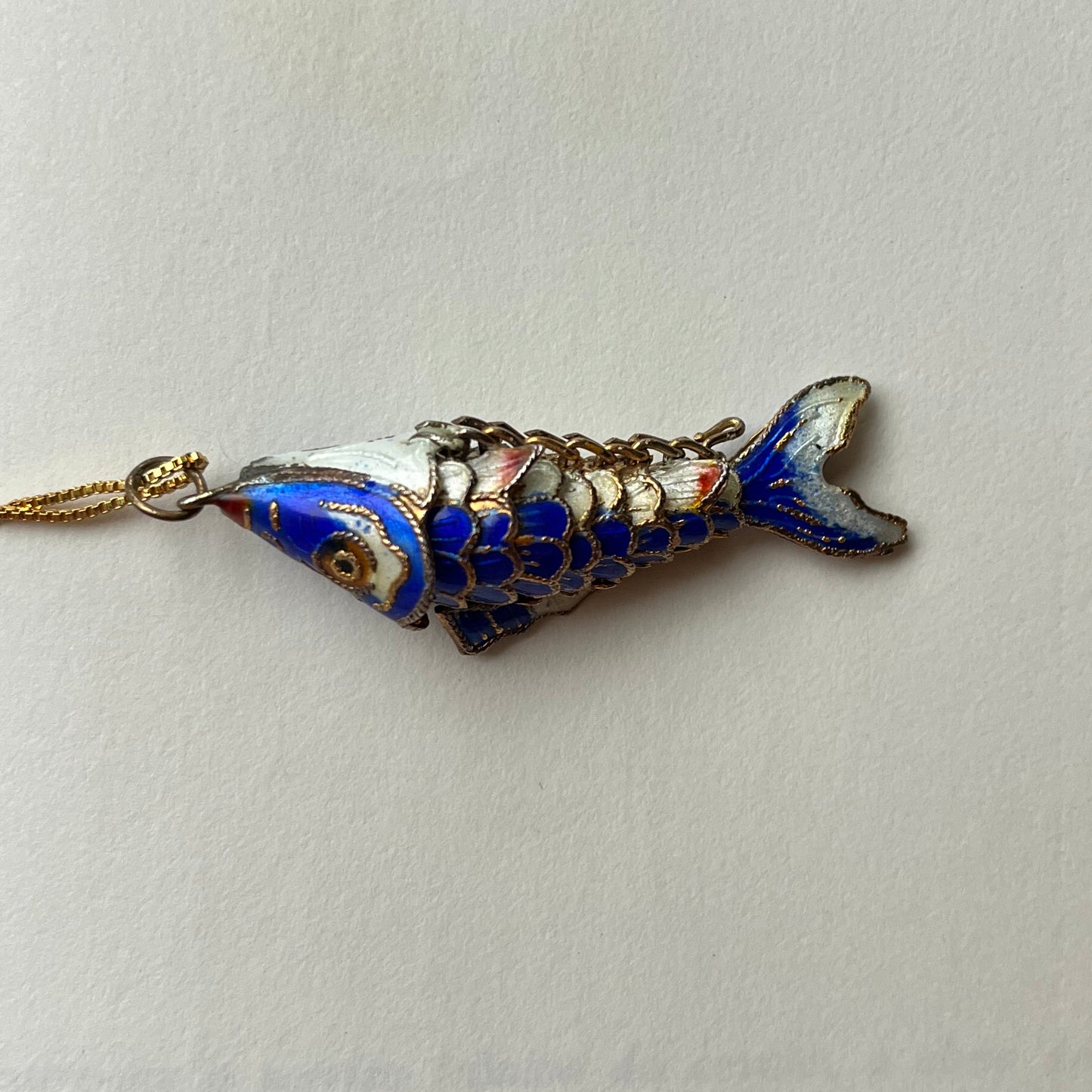 pingente peixe azul cobalto II