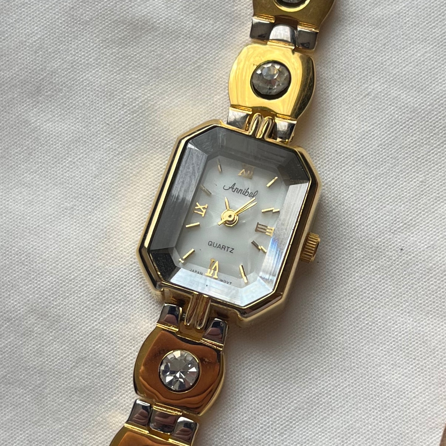 relógio annibel dual tone