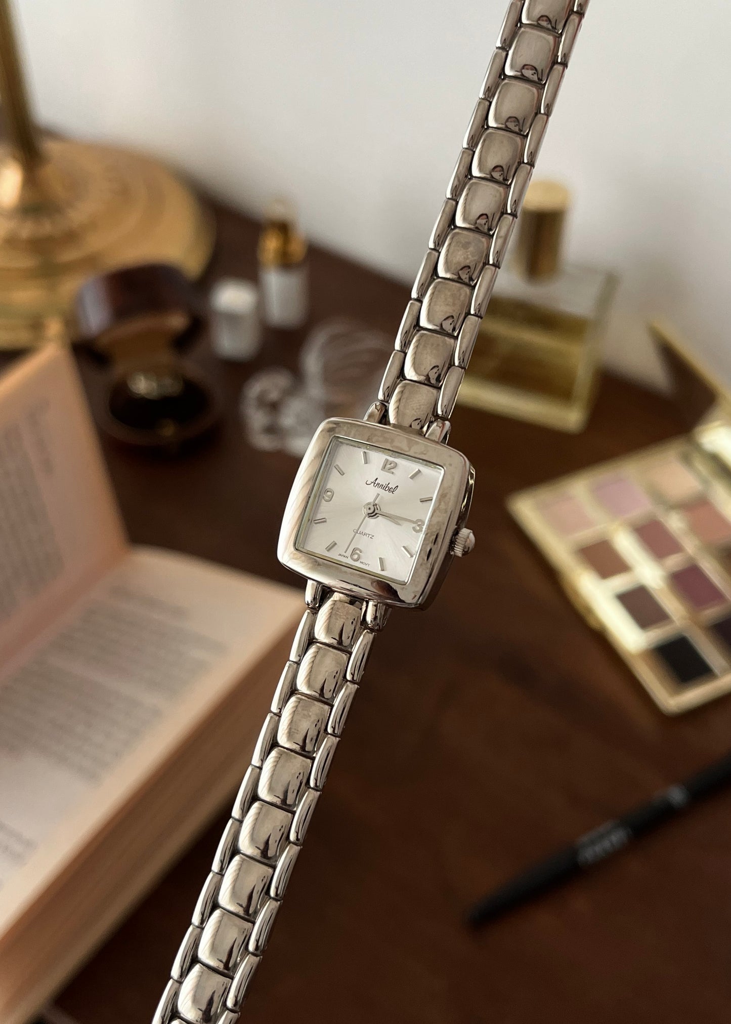 relógio annibel prata