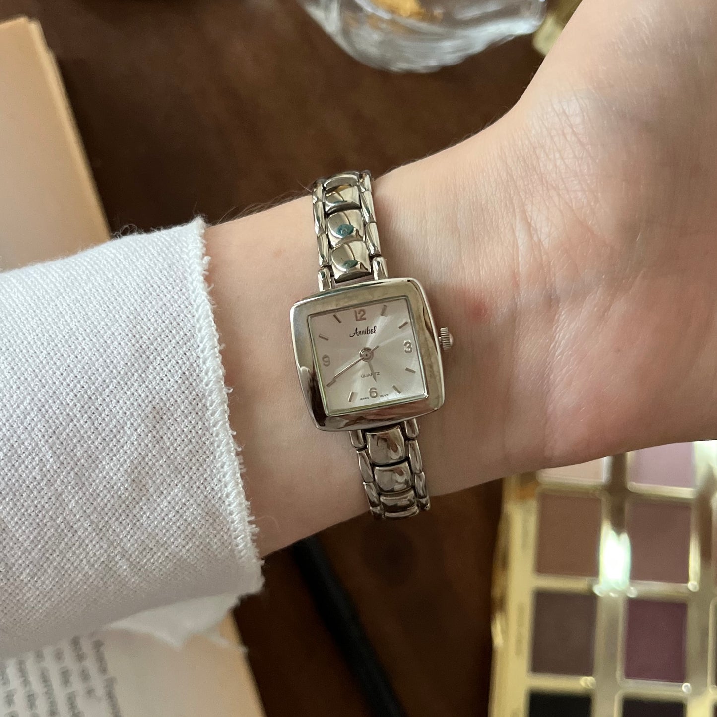 relógio annibel prata