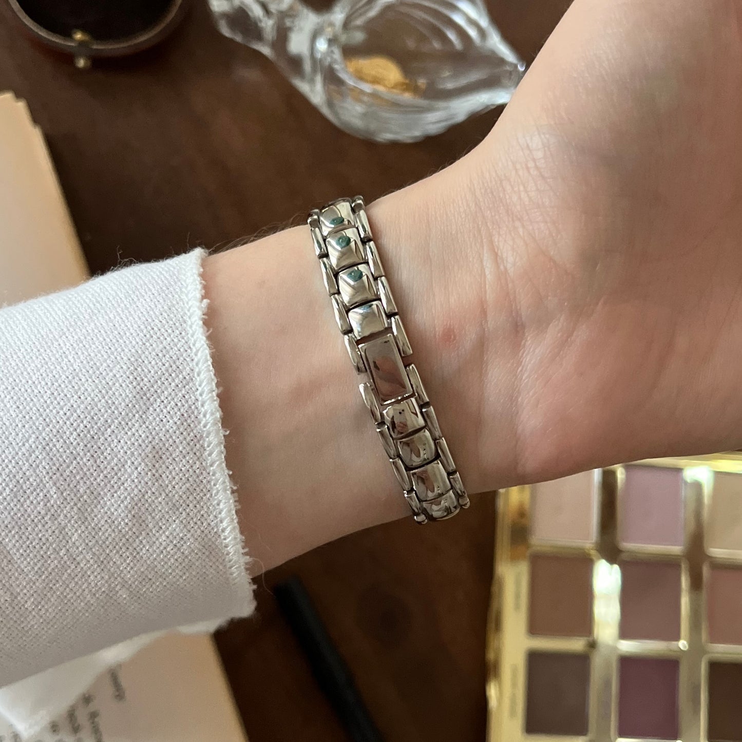 relógio annibel prata