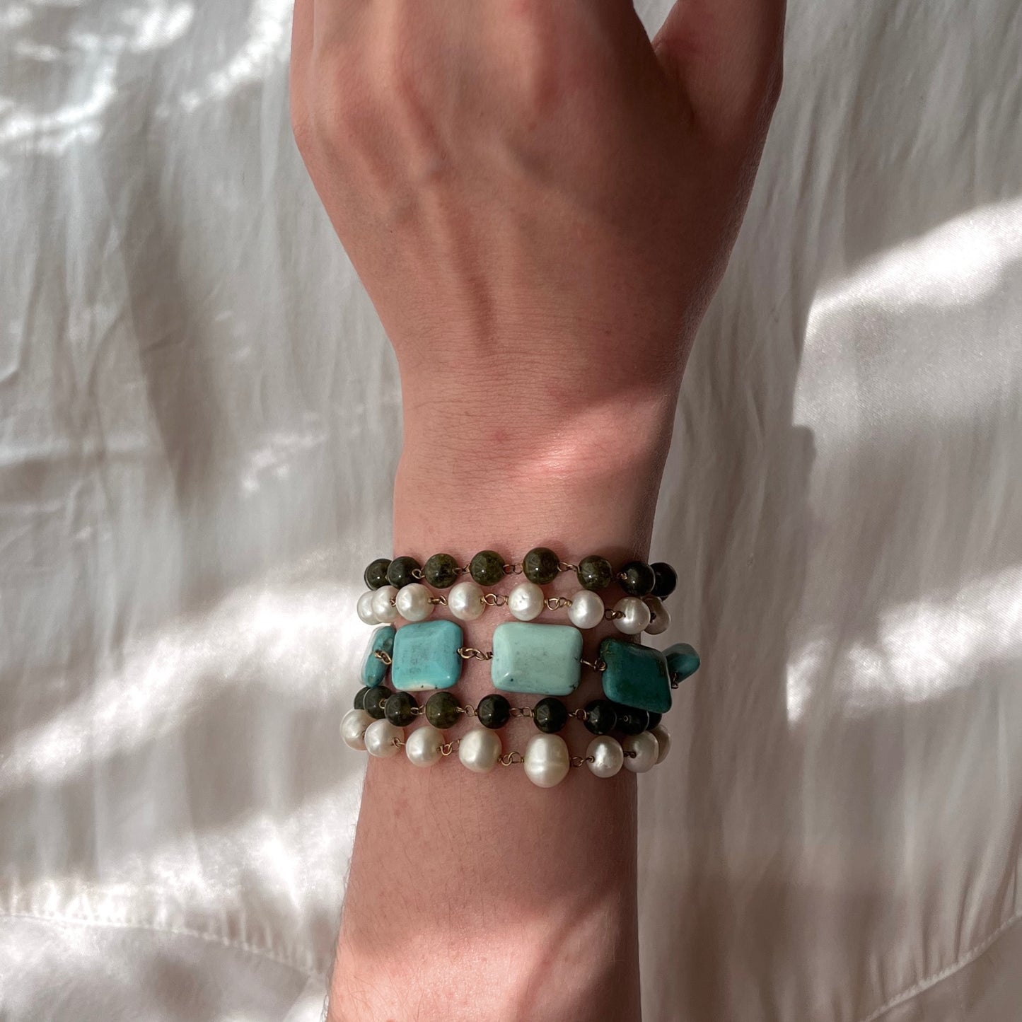 pulseira 'orvalho da manhã'