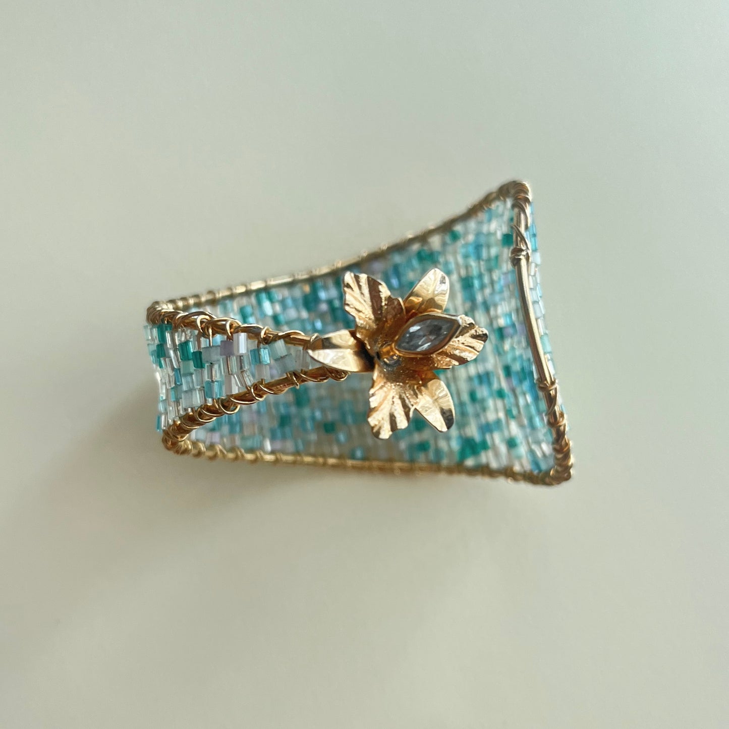 bracelete 'flor celeste'