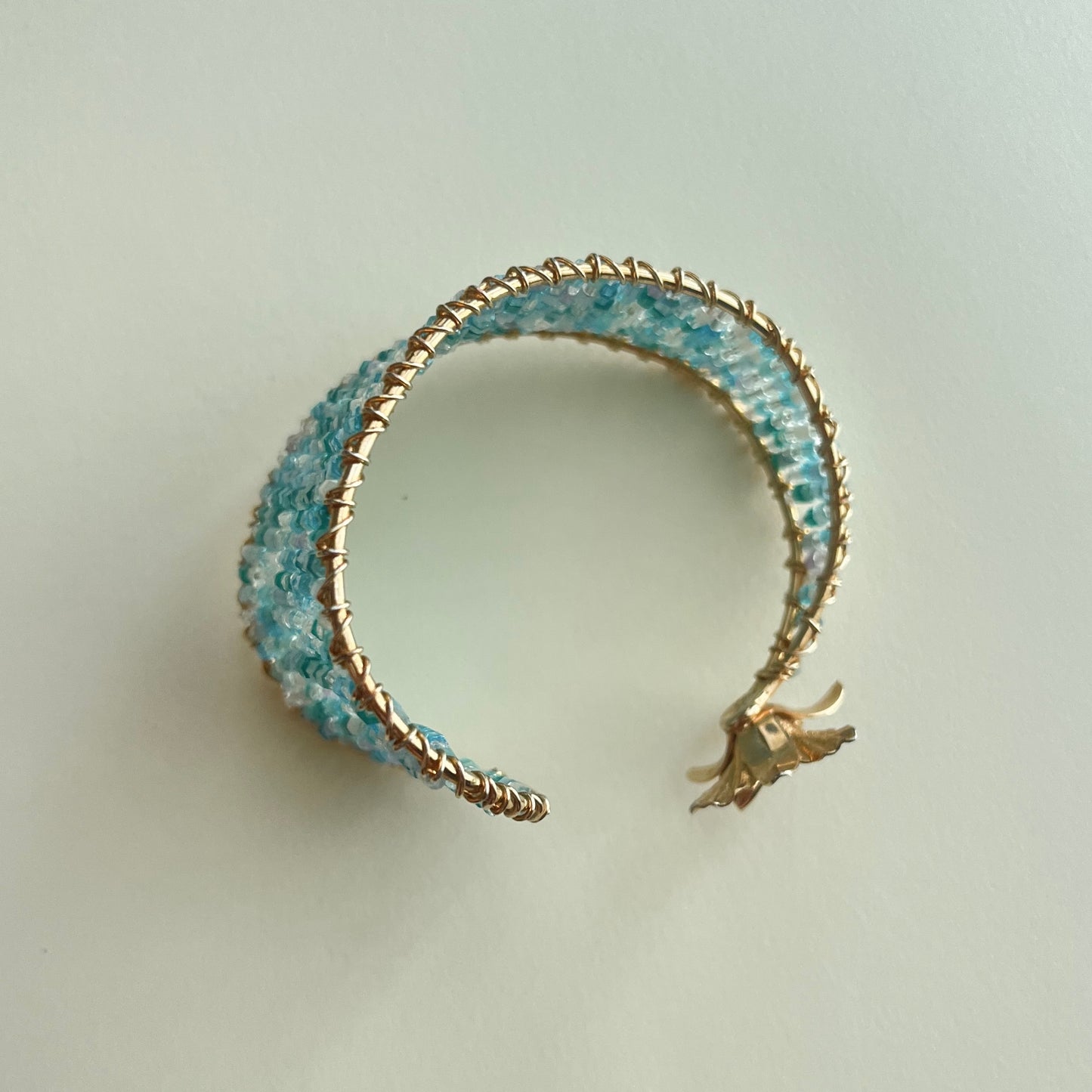 bracelete 'flor celeste'