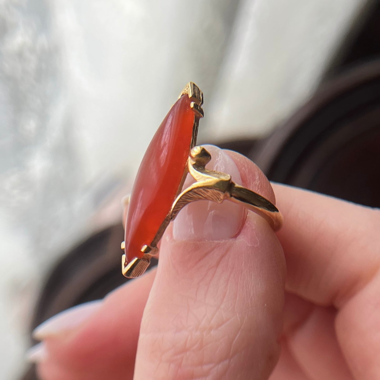 Avon Carnelian Ring
