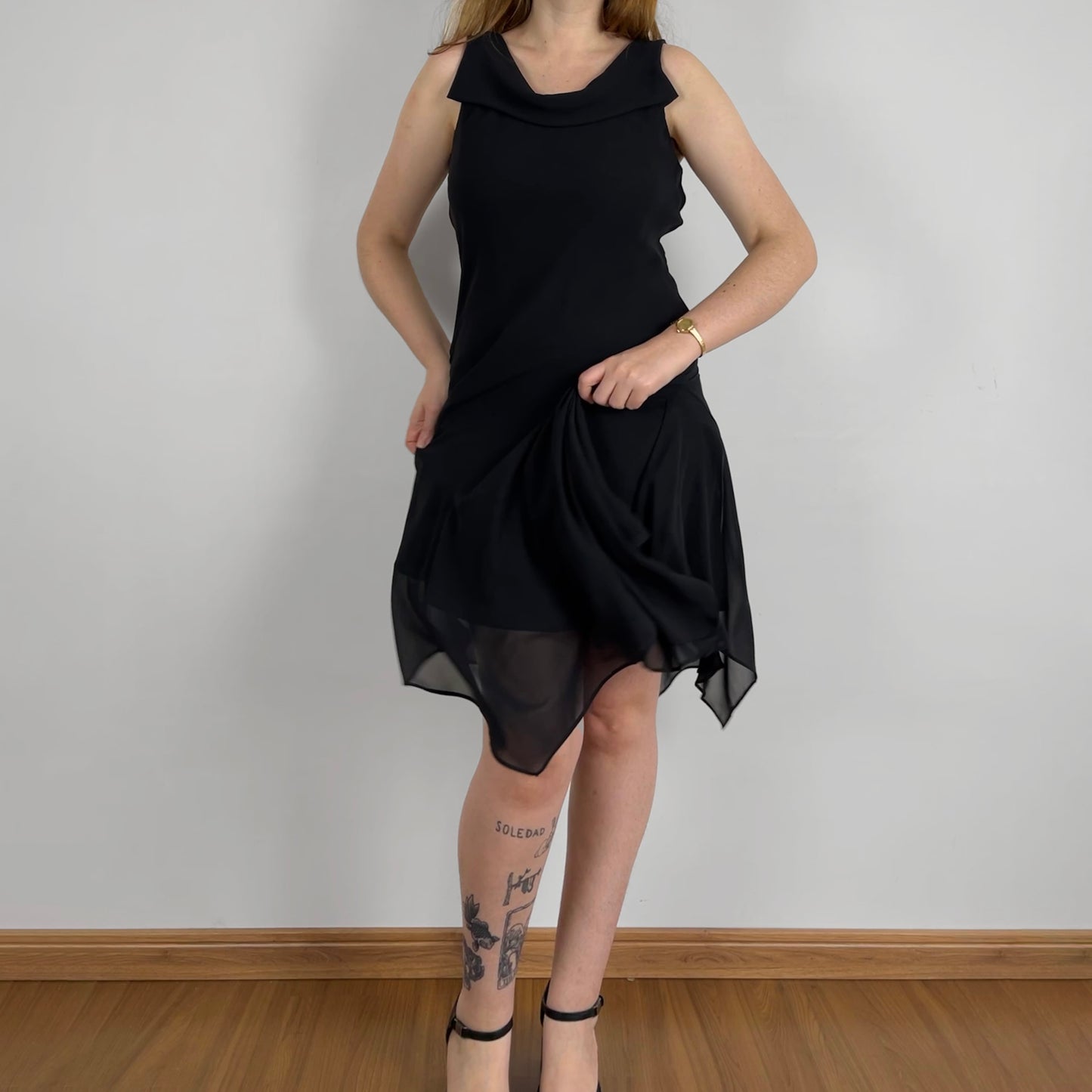 vestido midi vintage