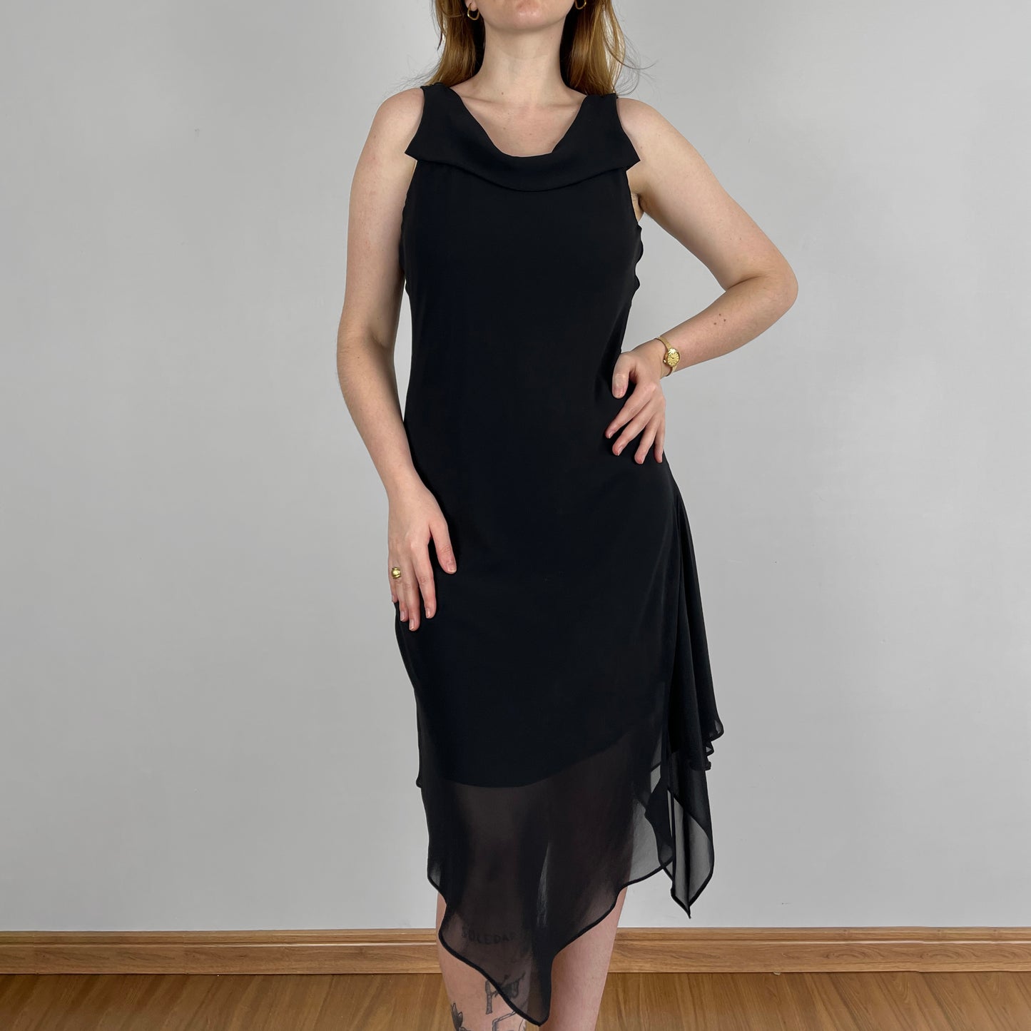 vestido midi vintage