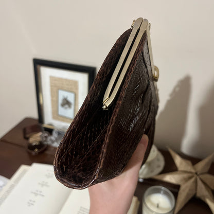 bolsa vintage lizard