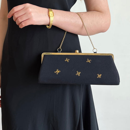 bolsa vintage bordada