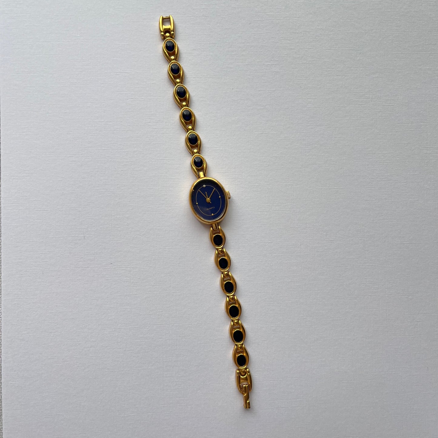 relógio quartz azul