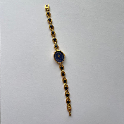 relógio quartz azul