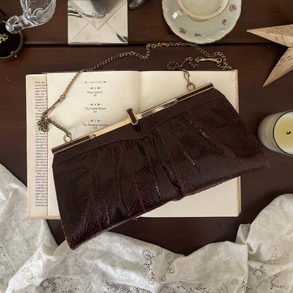 bolsa vintage lizard