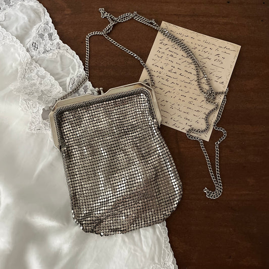 bolsa malha de metal