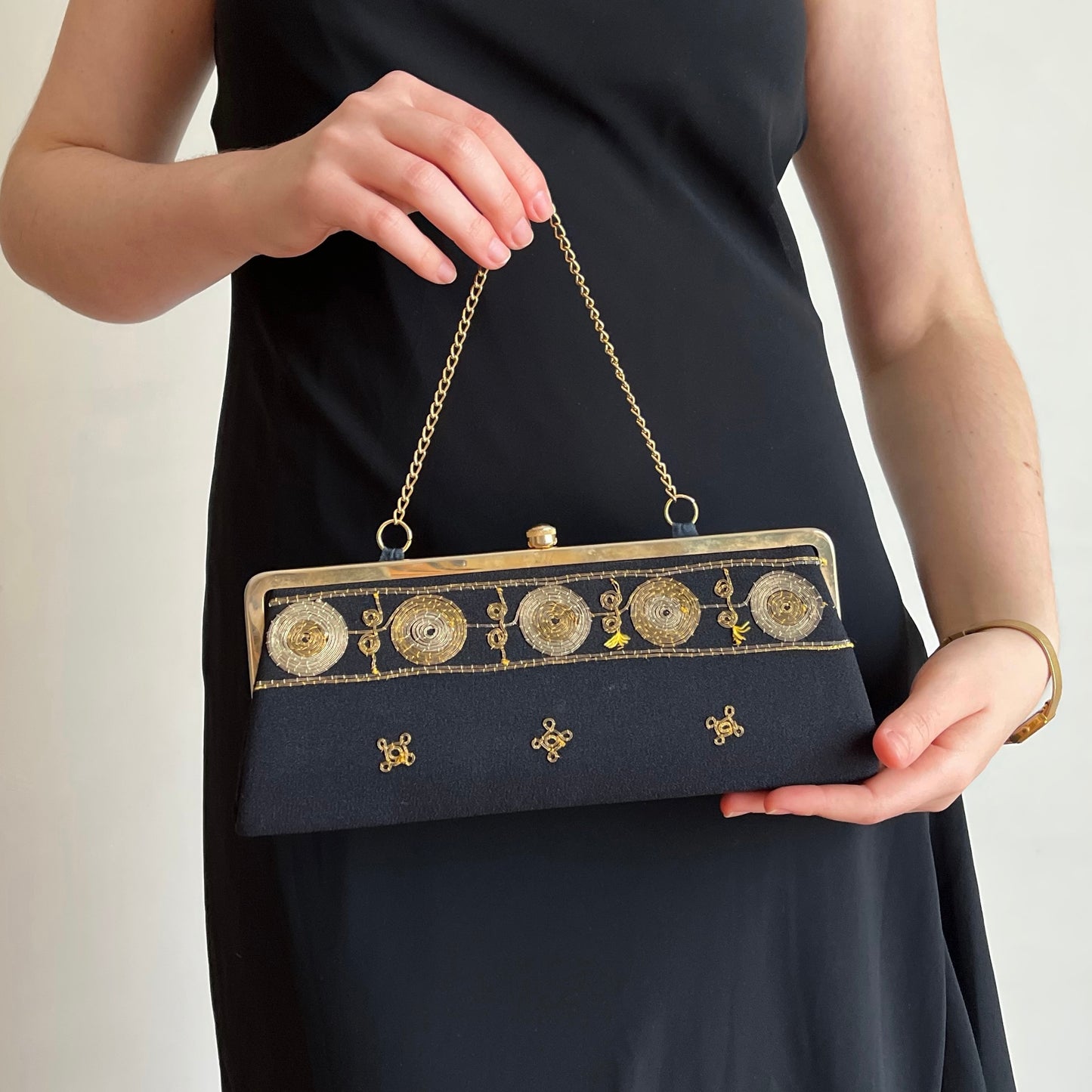 bolsa vintage bordada