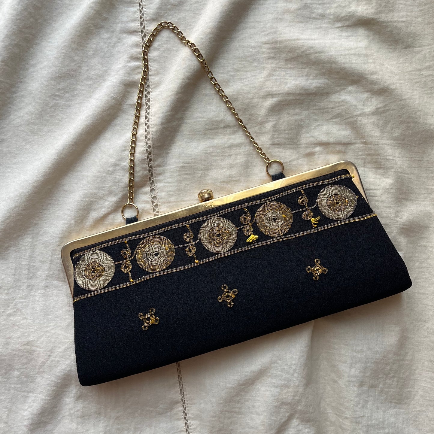 bolsa vintage bordada