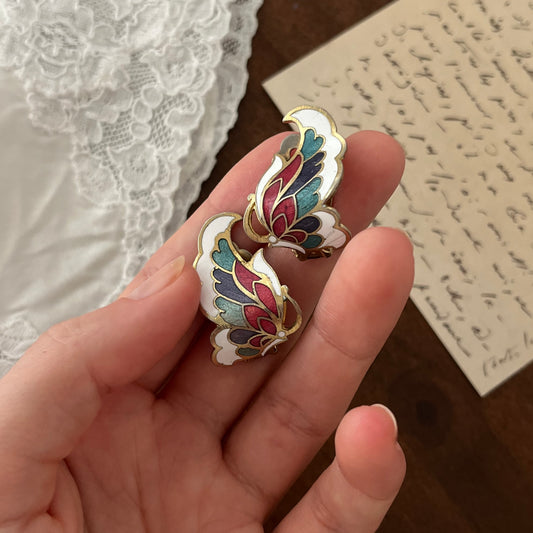 brincos cloisonne