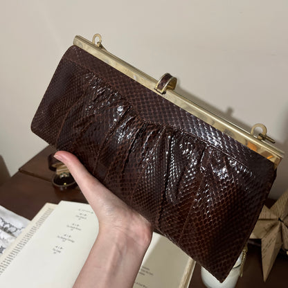 bolsa vintage lizard