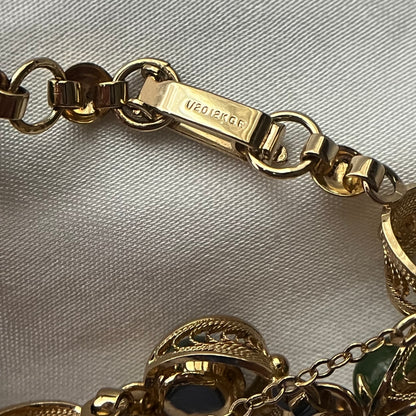 pulseira jade filigrana