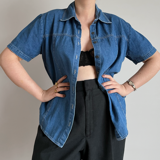 camisa jeans vintage