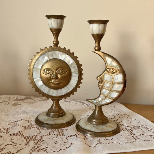 castiçais vintage