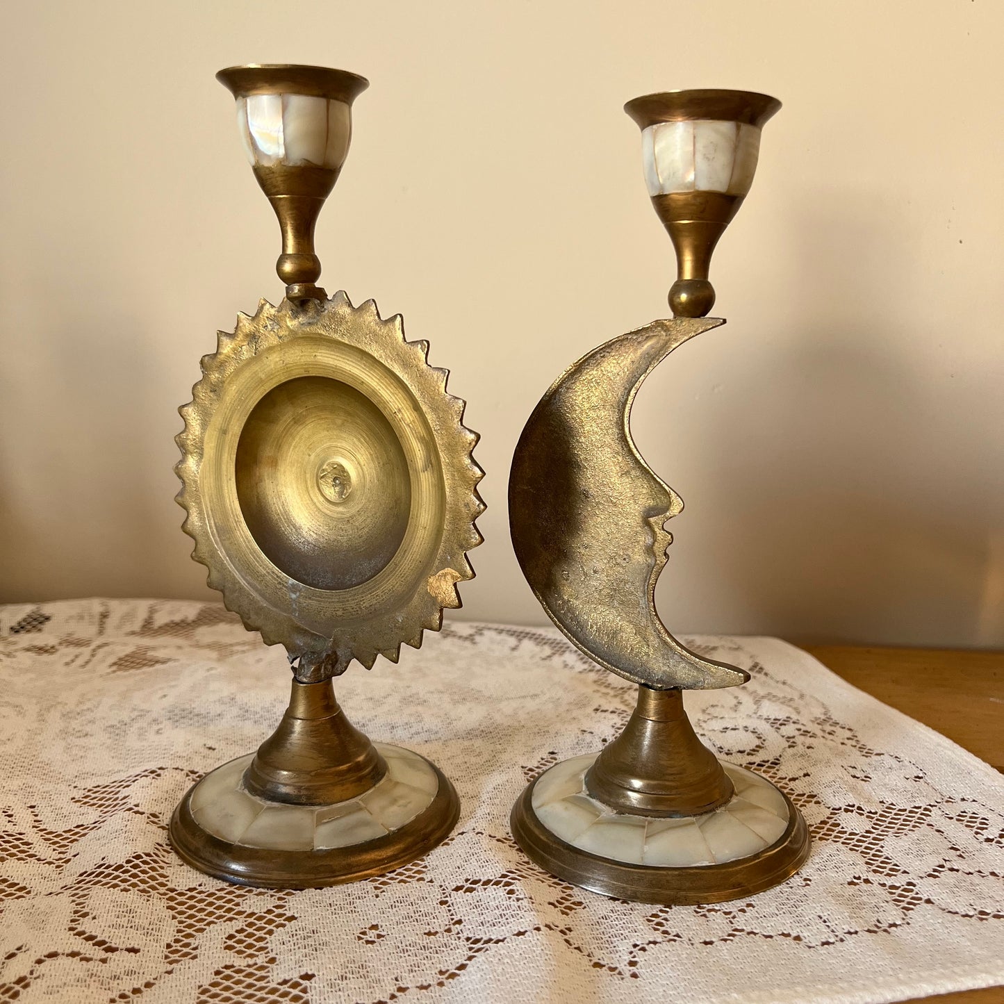 castiçais vintage