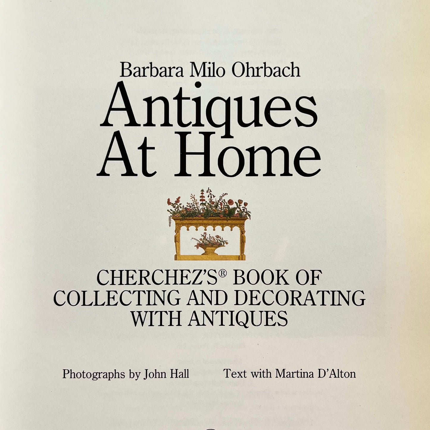 livro antiques at home