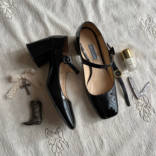 Prada mary janes