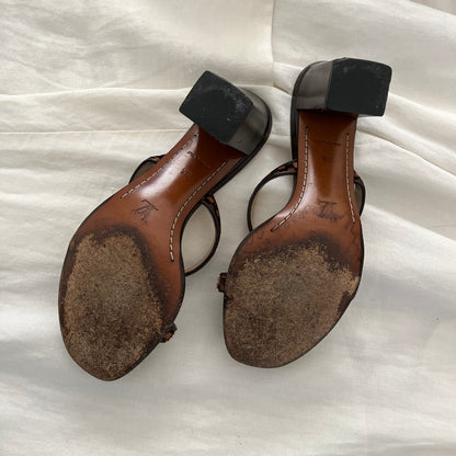 sandália louis vuitton
