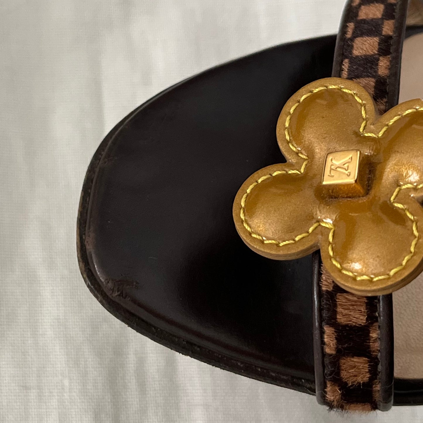 sandália louis vuitton