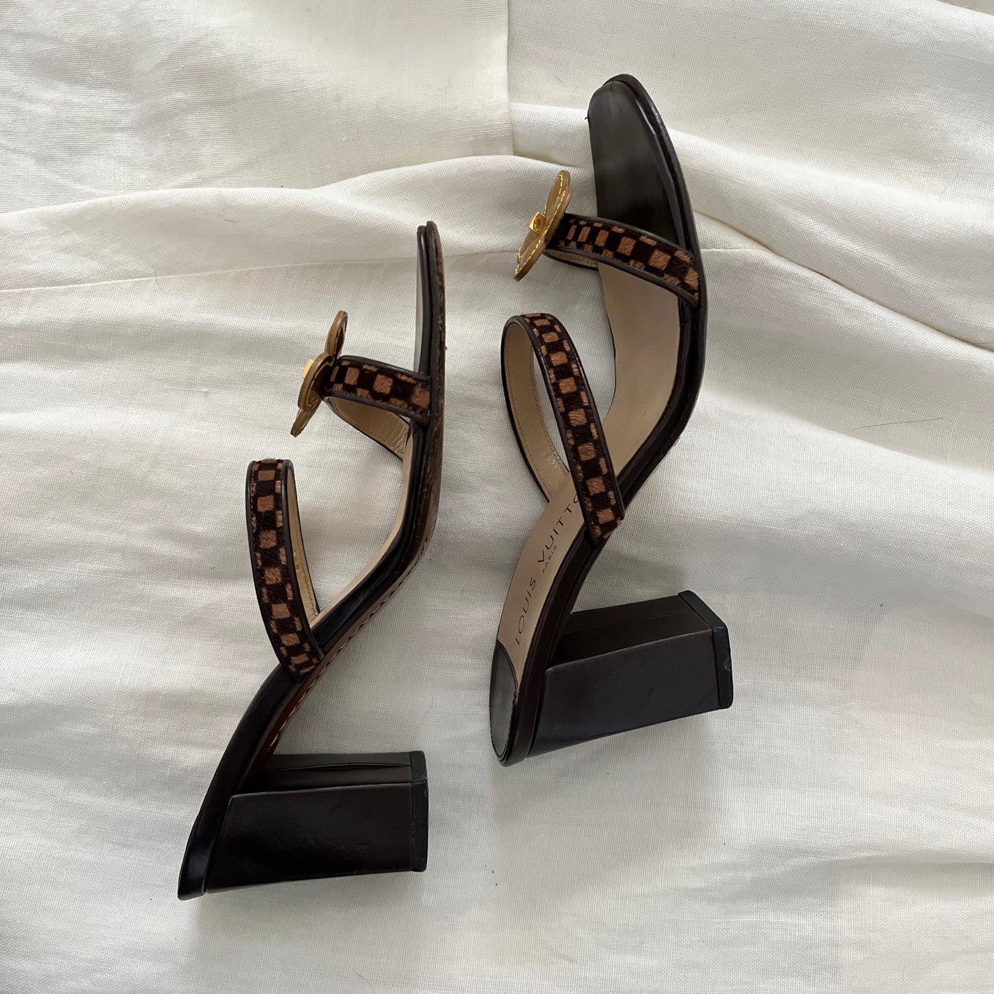 sandália louis vuitton