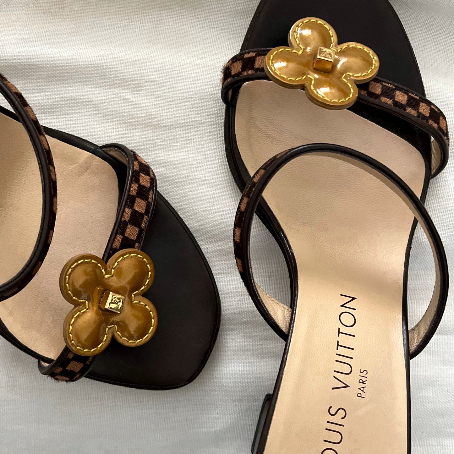 sandália louis vuitton