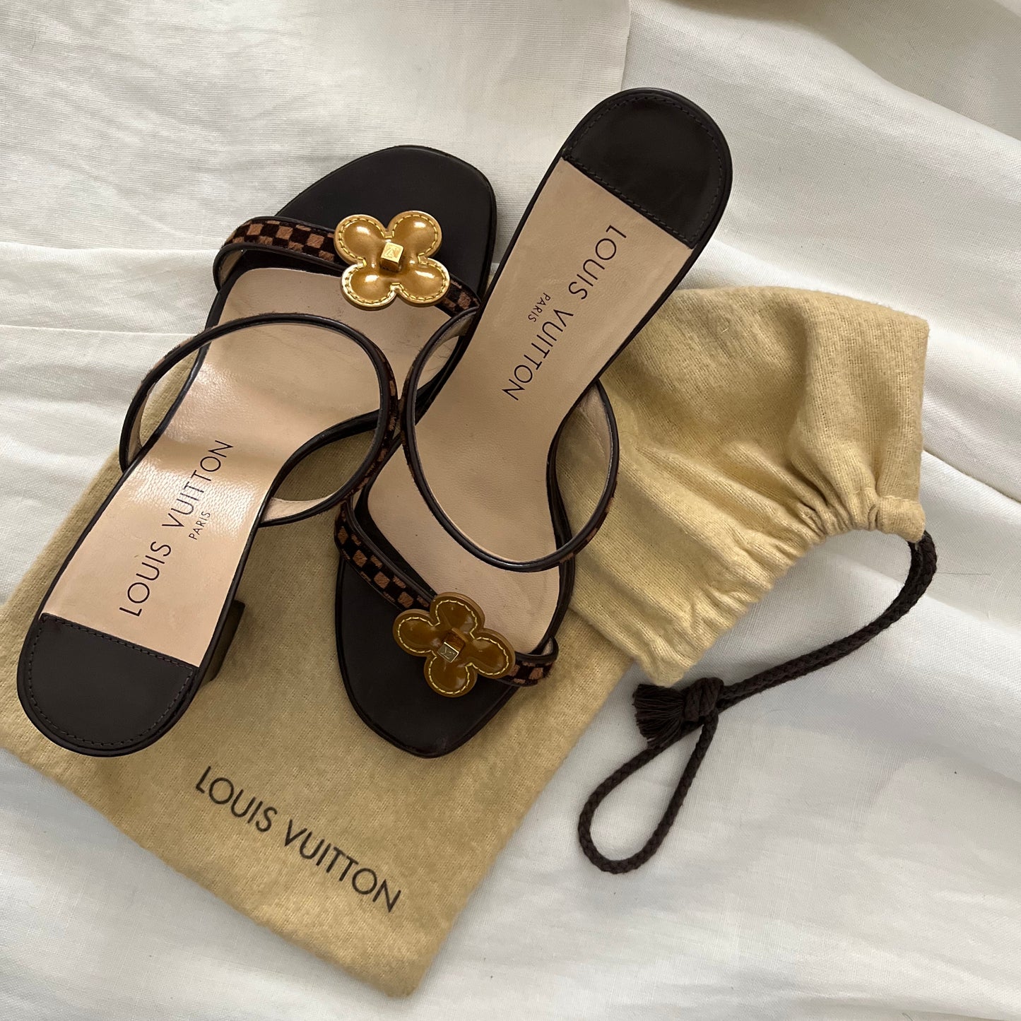 sandália louis vuitton