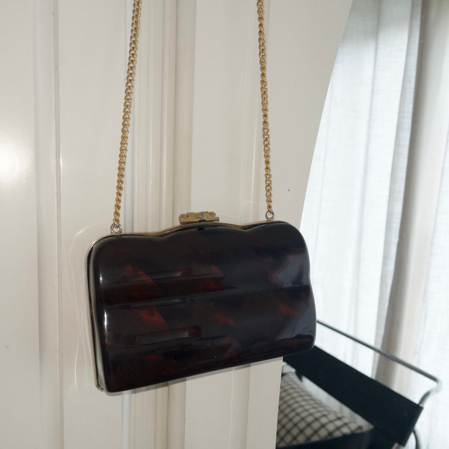 bolsa vintage tortoise