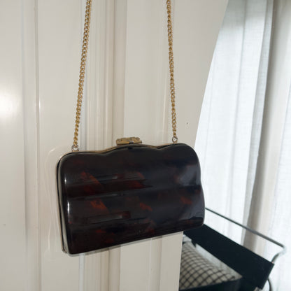 bolsa vintage tortoise