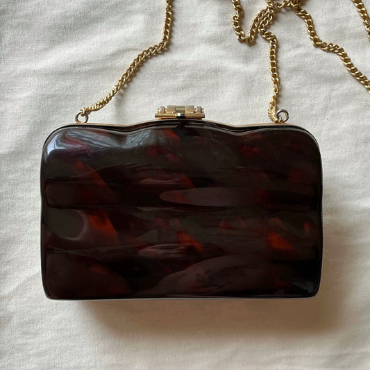 bolsa vintage tortoise