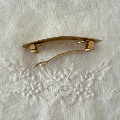 presilha vintage dourada