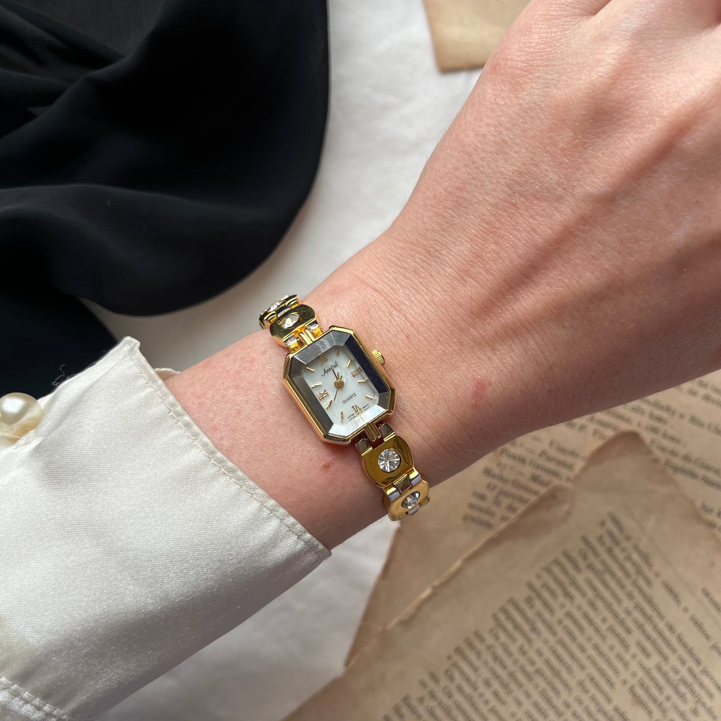 relógio annibel dual tone