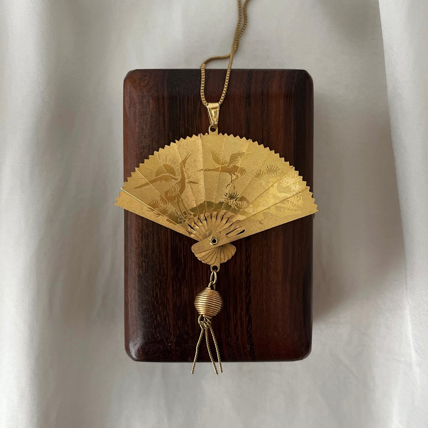 pingente japonês leque