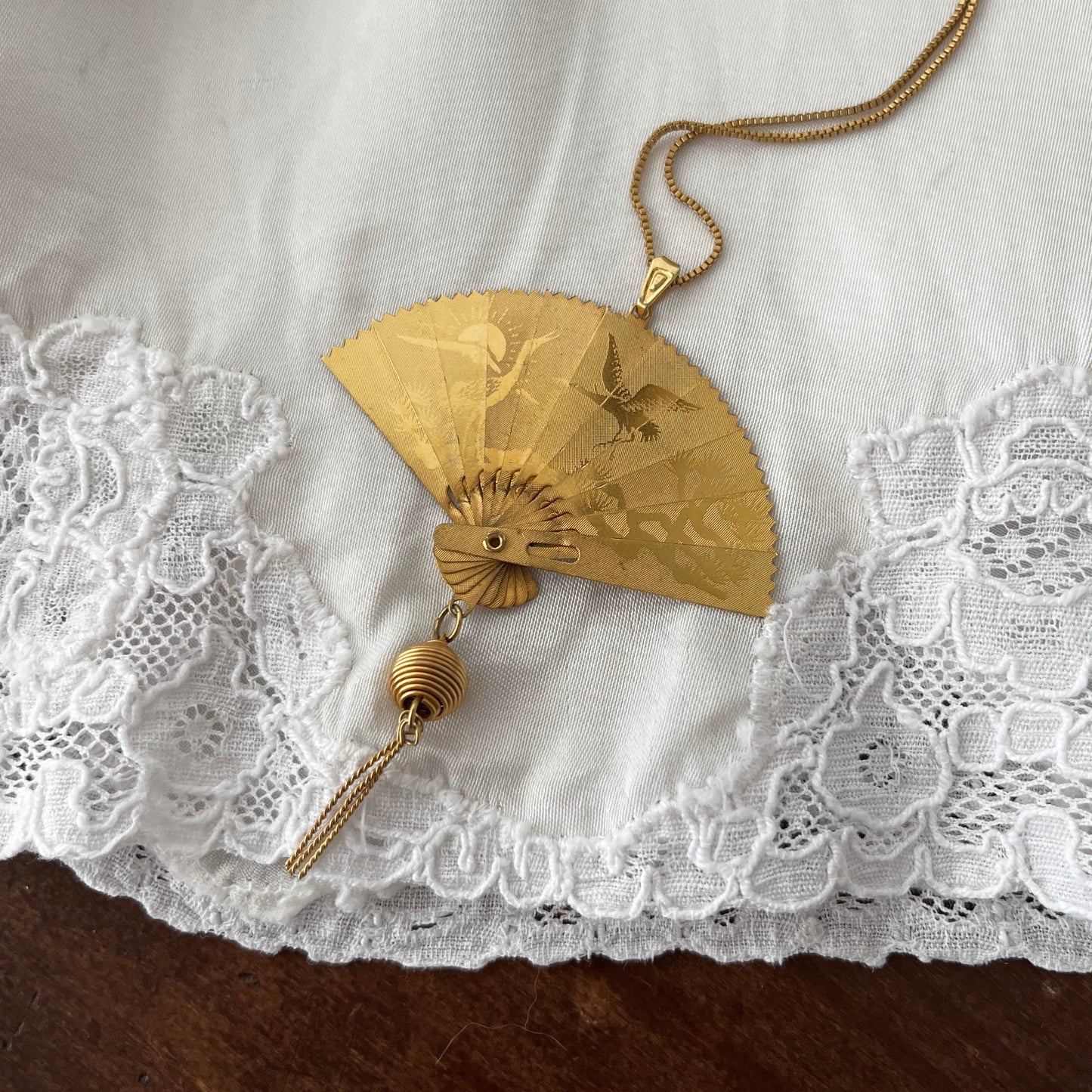 pingente japonês leque