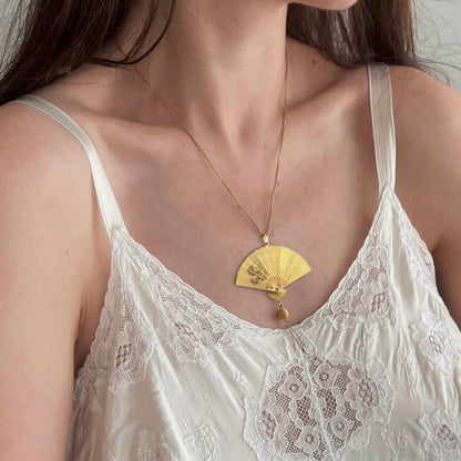 pingente japonês leque