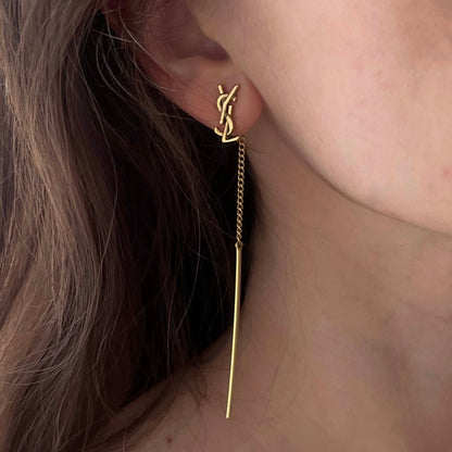 brincos yves saint laurent