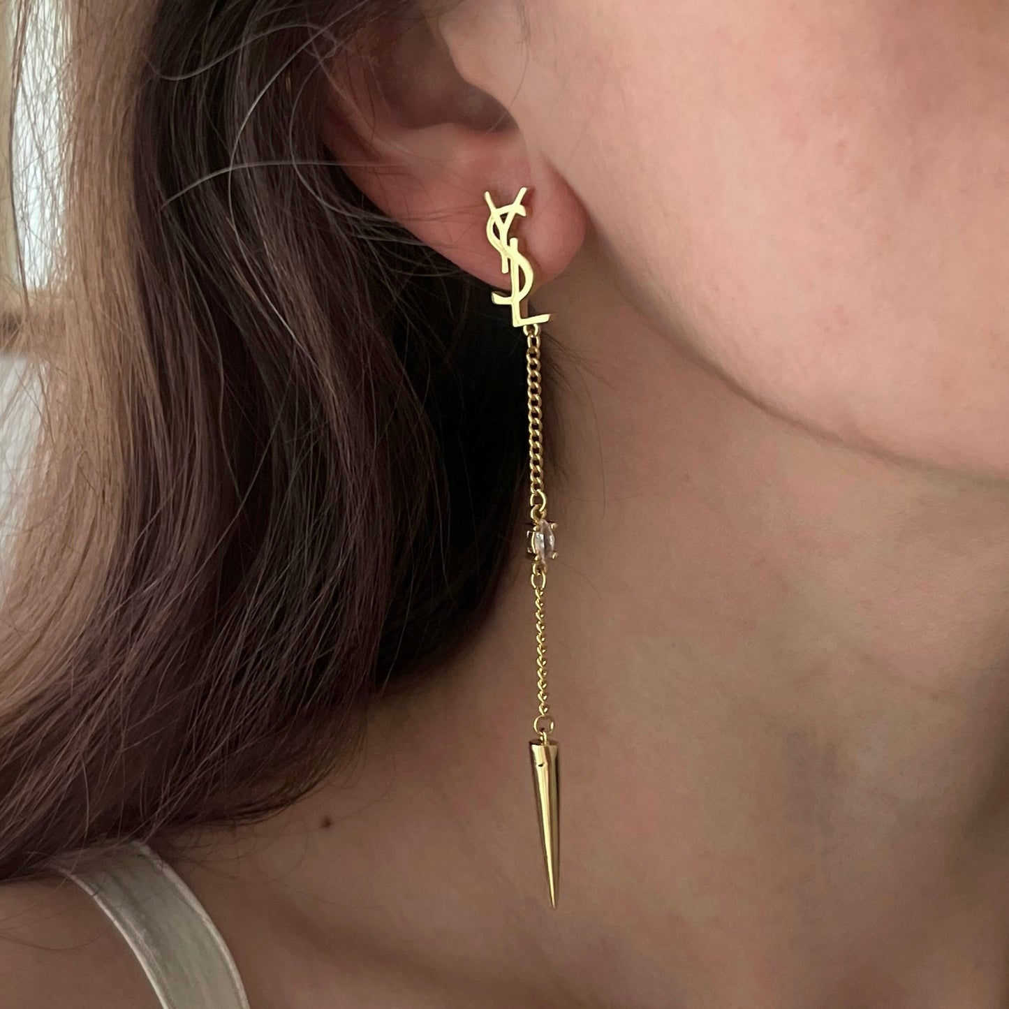 brincos yves saint laurent II